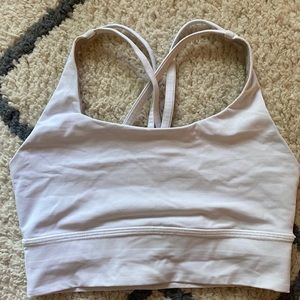 White Lululemon bra top